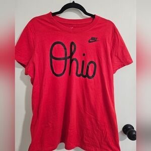 Two NWT Nike Women's Ohio State Buckeyes Graphic Tee XL